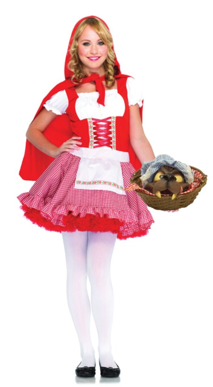 The Costume Center Red and White Lil Miss Women Adult Halloween Costume - Large